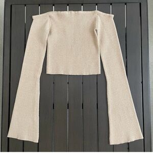 Gold Long Sleeve Top